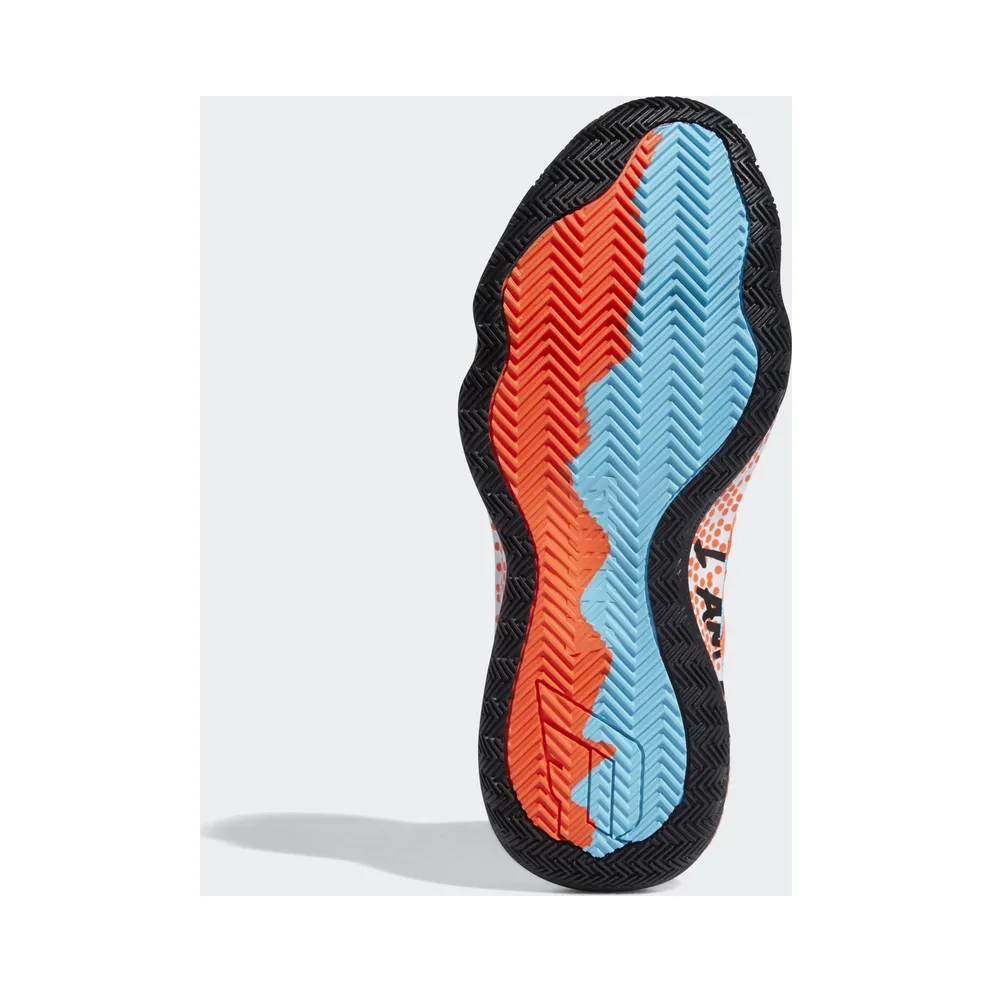 adidas Dame 6 Pusha T I Am My Own Fan White/Blue/Orange (FW5749)