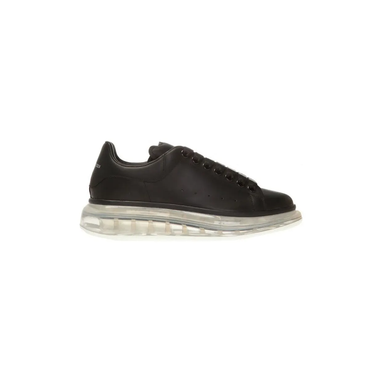 Alexander McQueen Oversized Black Clear Sole (611698WHX981070)