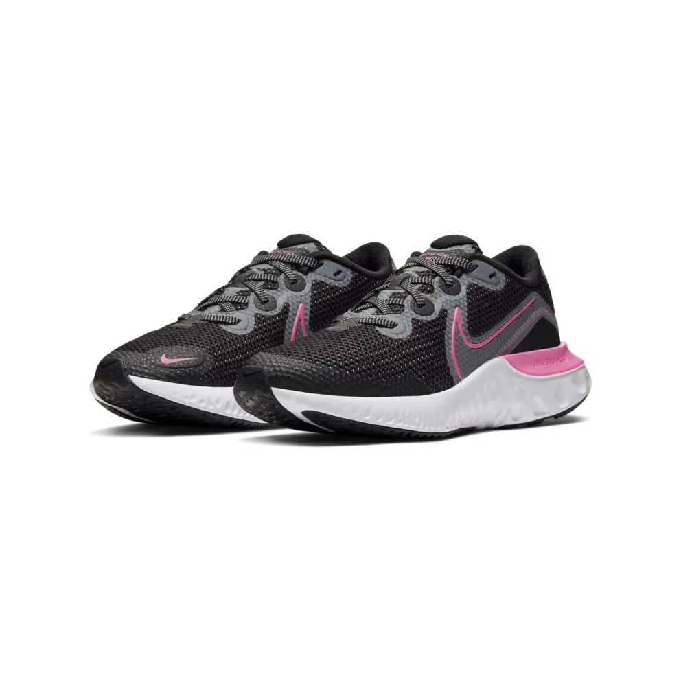 Nike Renew Run Black Pink Glow (GS) Black/Light Smoke Grey/White (CT1430-092)