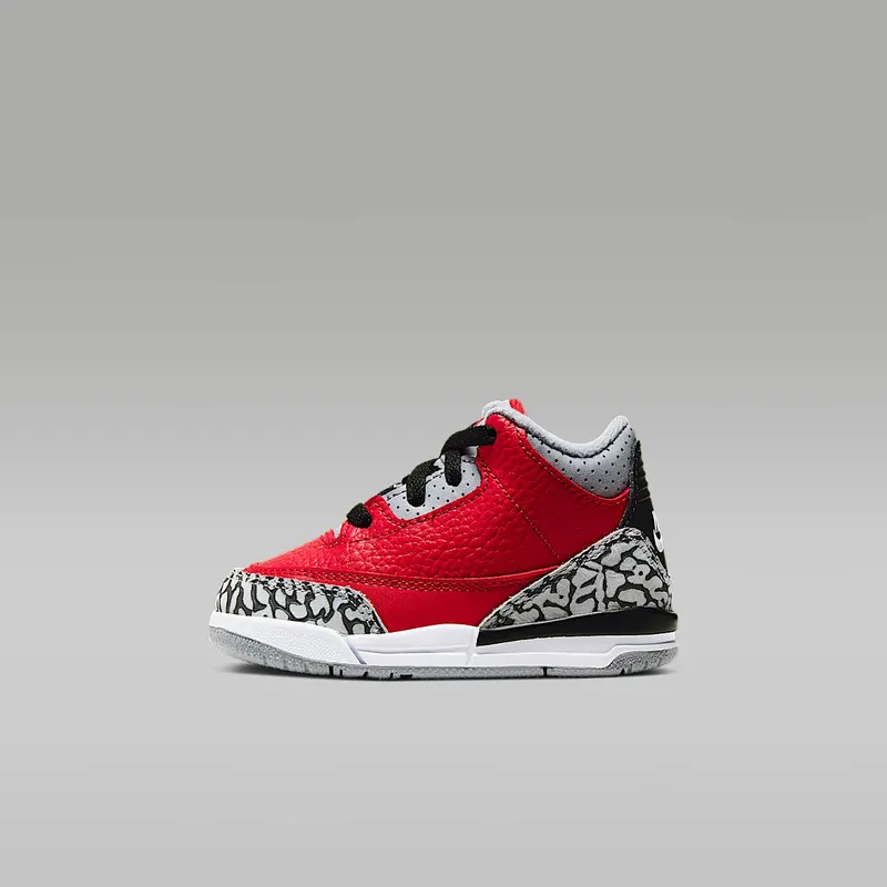 Air Jordan Nike AJ III 3 Retro SE ‘Red Cement’ (TD) (2020) (CQ0489-600)