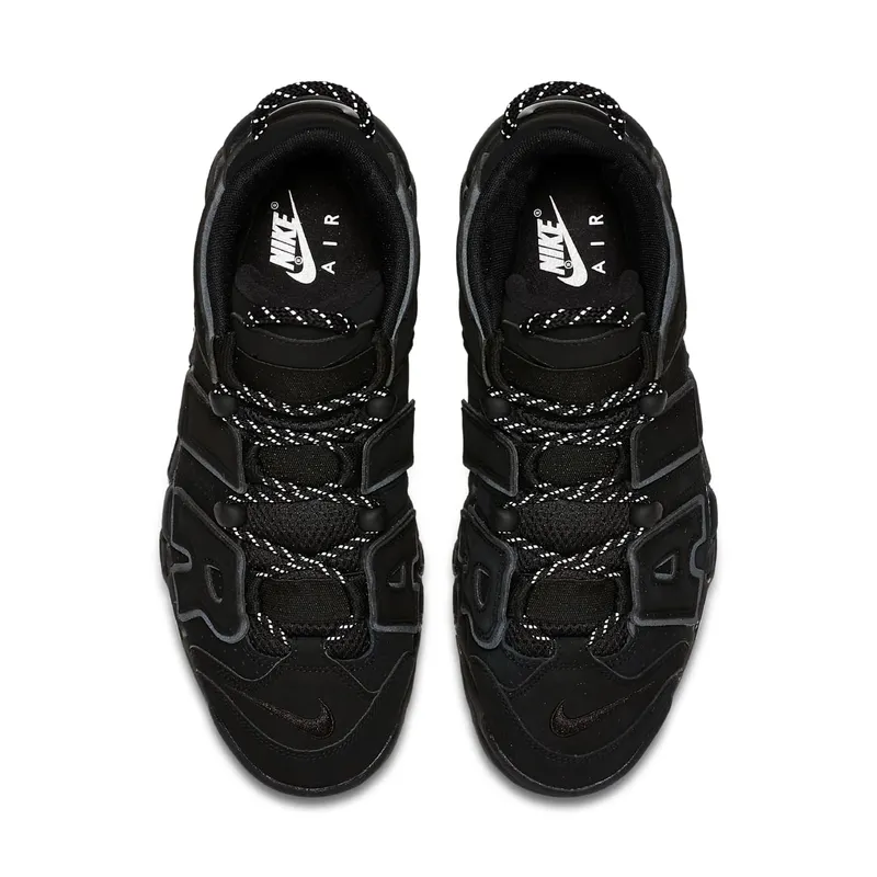 Nike Air More Uptempo Black Reflective (2018) Black/Black-Black (414962-004)