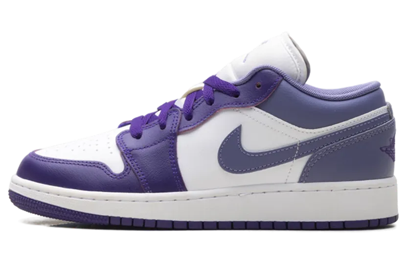 Air Jordan 1 Low GS “Purple / White” (553560-551)