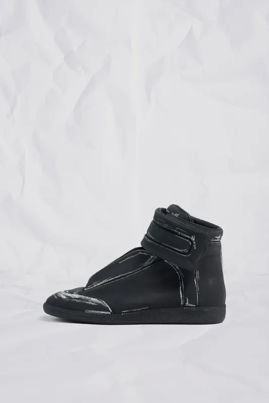 Maison Margiela Future High-Top Blackboard Black and White (S97WS0102P7859H1532)
