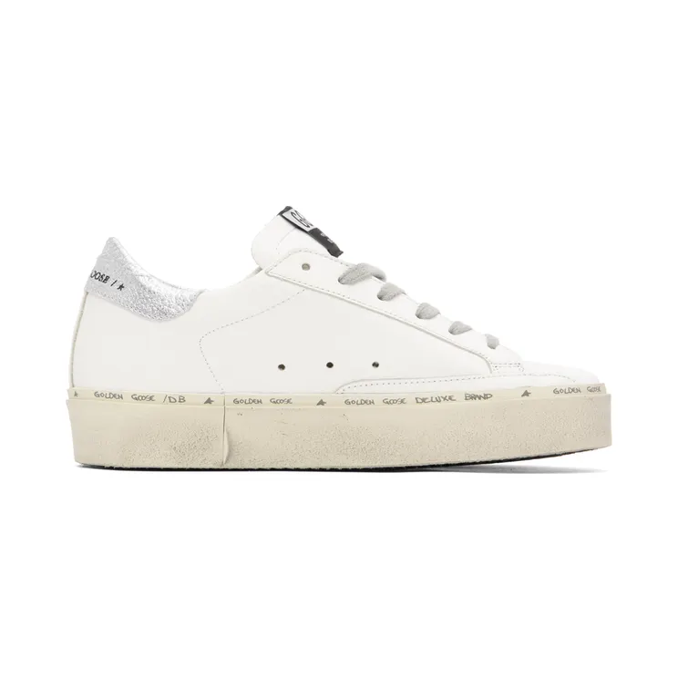 Golden Goose White & Silver Super-Star Classic Sneakers (GWF00118.F000329.80185)