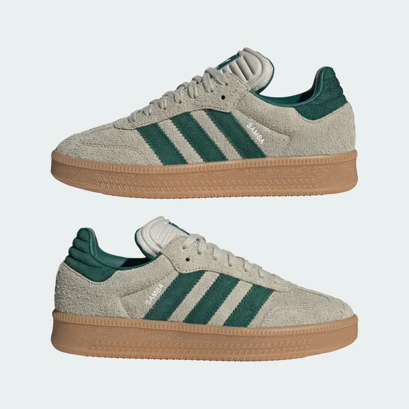 Adidas Samba XLG Putty Grey / Collegiate Green / Gum (JI3197)