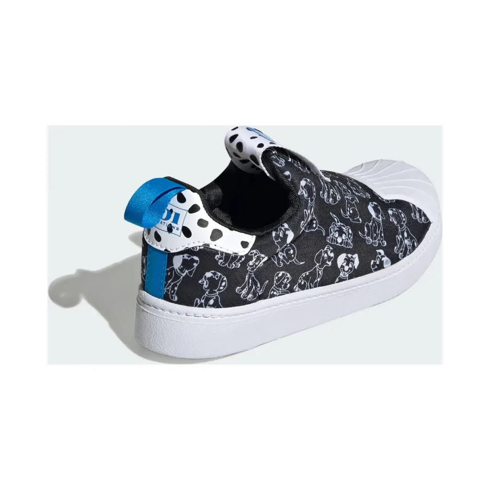 adidas Originals x Disney 101 Dalmatiërs Superstar 360 Kids Core Black / Cloud White / Bright Blue (ID9710)