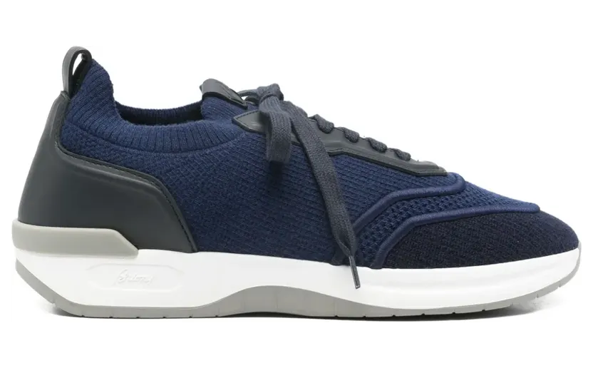 Brioni Sneakers mit Kontrasteinsätzen – Blau (QHM20LOD9094000)