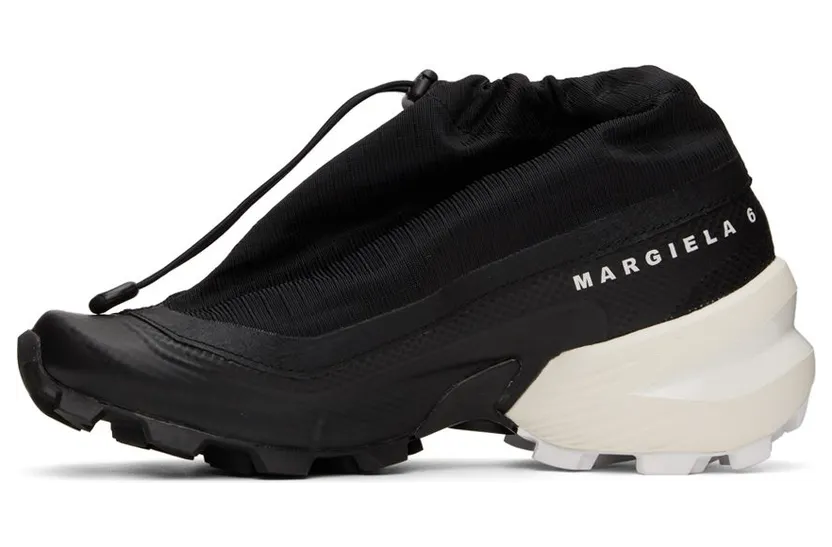 Maison Margiela Black Salomon Edition Cross Low H9426 Magnet/Black/V (S66WS0080 P5133) (3)