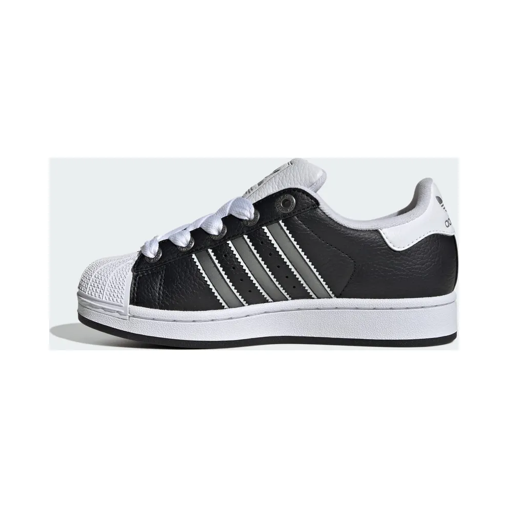 Adidas Superstar II Kids Core Black / Matte Silver / Cloud White (JQ0314)