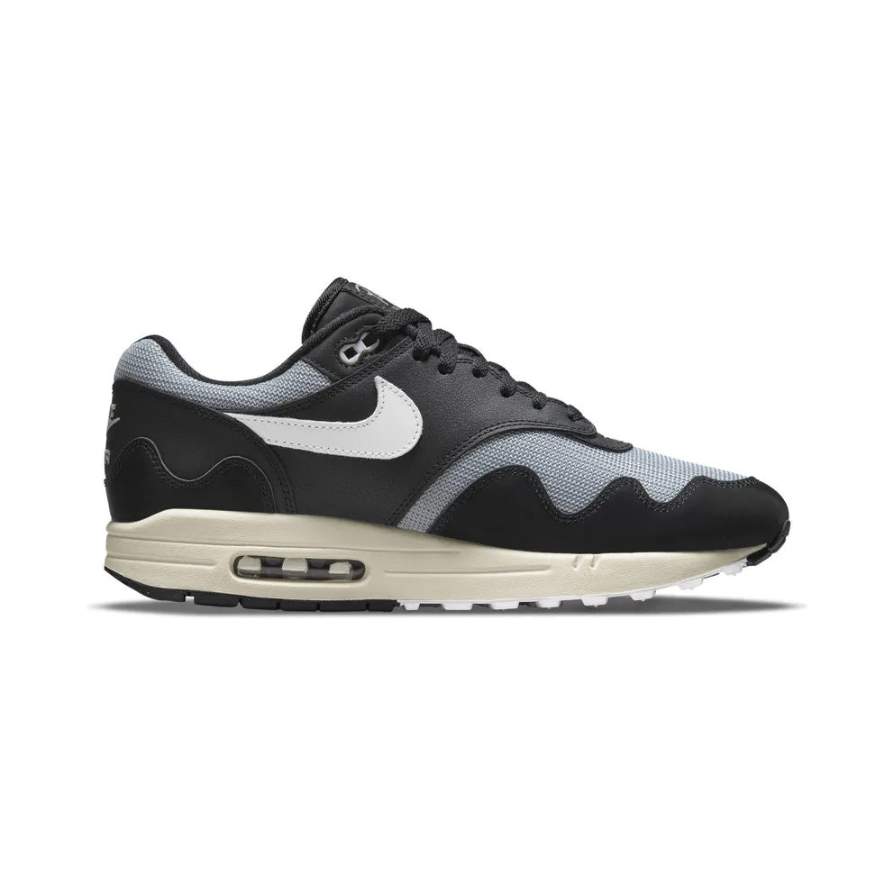 Nike x Patta Air Max 1 Waves Black White (DQ0299-001)