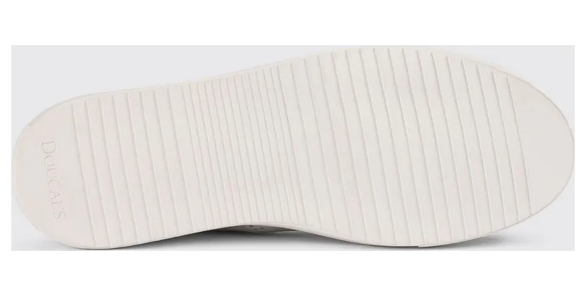 Doucal’s Perforated Leather Sneakers White (DD8900JESSUY279EW00) (3)