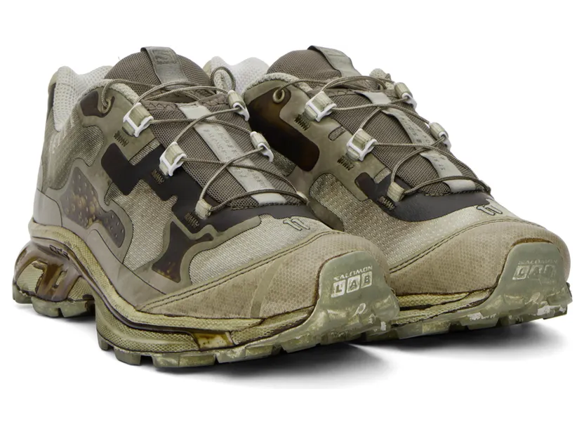 11 by Boris Bidjan Saberi Green Salomon Edition Bamba 5 Low Sneakers (255 11xS) (4)