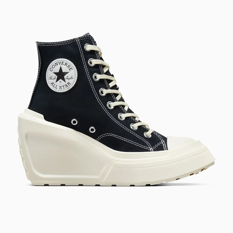 Converse Chuck 70 De Luxe Wedge Black/Black/Egret (A06478C)