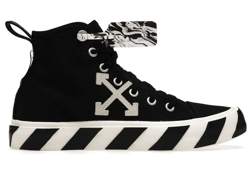 OFF-WHITE Vulcanized Mid Top Black White (OMIA119F21FAB0011001)