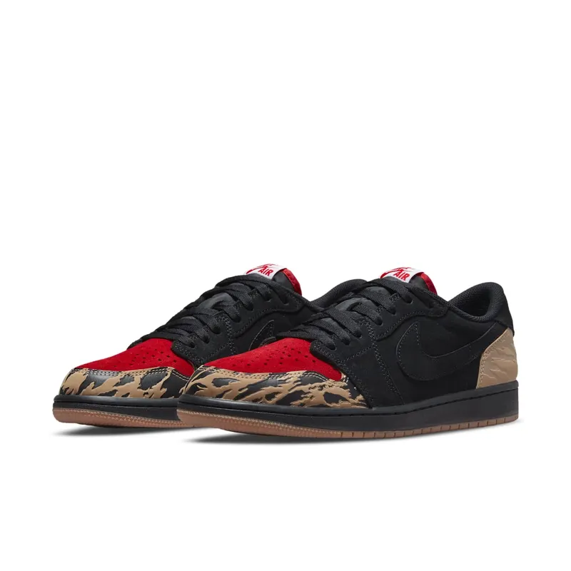 Air Jordan x SoleFly 1 Retro Low – “Black / Red / Beige” (DN3400-001)