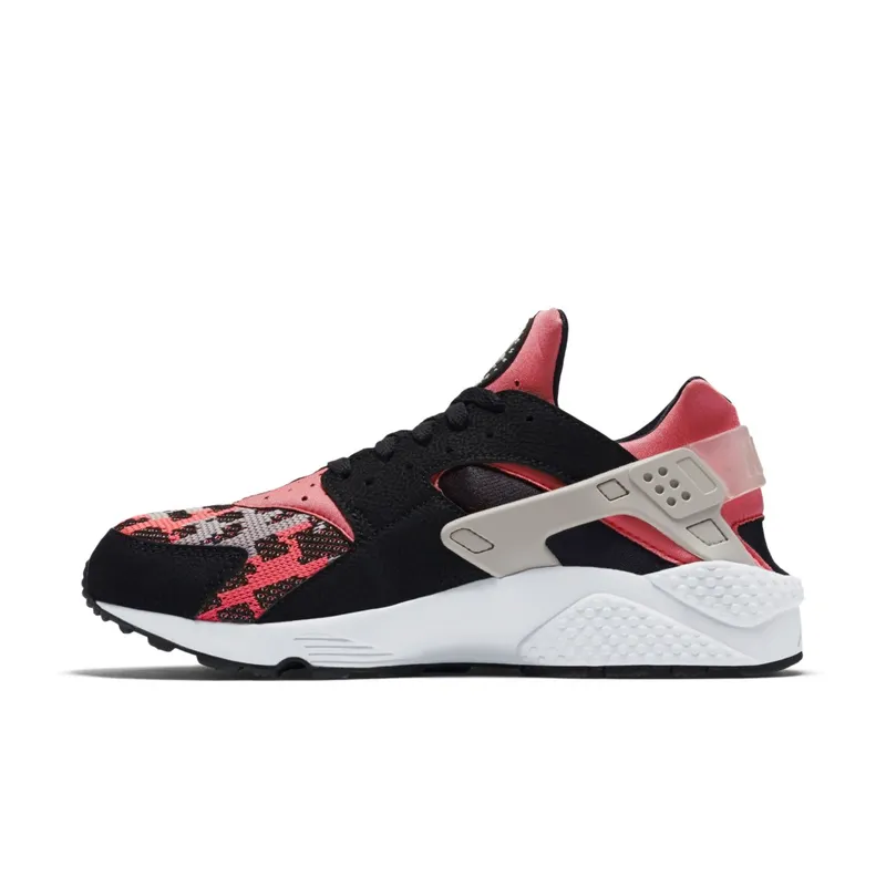 Nike Air Huarache Run PA Black/Light Bone-Hot Lava-White Black/Light Bone-Hot Lava-White (705008-006)