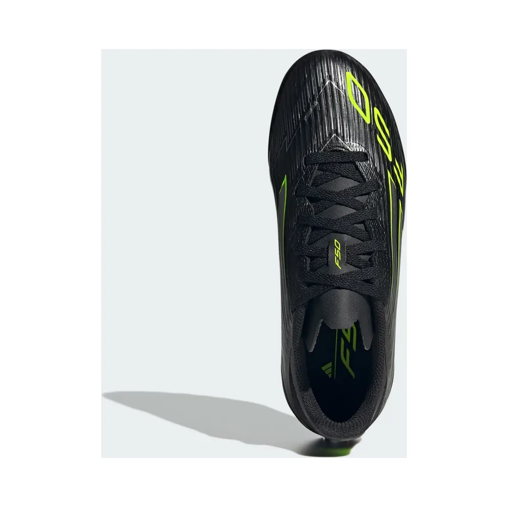 adidas F50 League Turf Core Black Iron Metallic Lucid Lemon (JH9999)