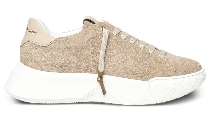 Giuliano Galiano Nemesis Sneakers aus Wildleder – Nude (NEMESIS2SUEDESAND)