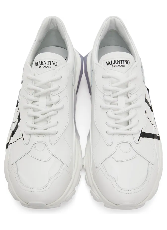 Valentino Garavani White VLTN Bounce Sneakers (XY2S0B21RKW) (5)