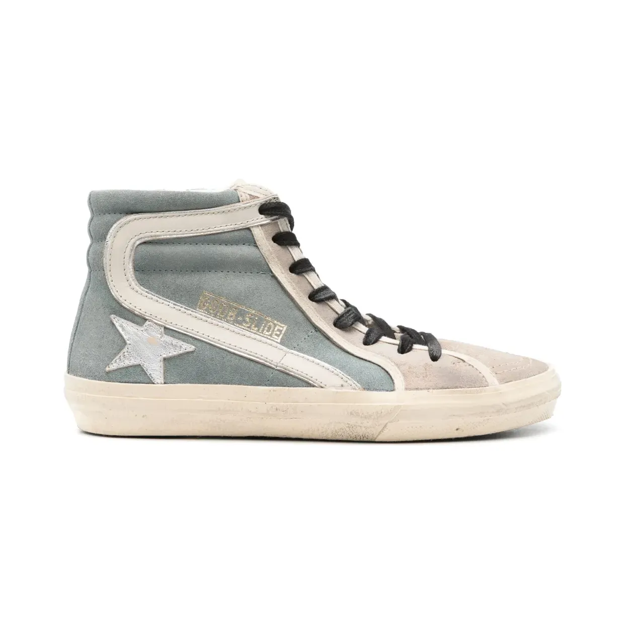 Golden Goose Slide aus Wildleder “Blue” (GWF00115F006133)