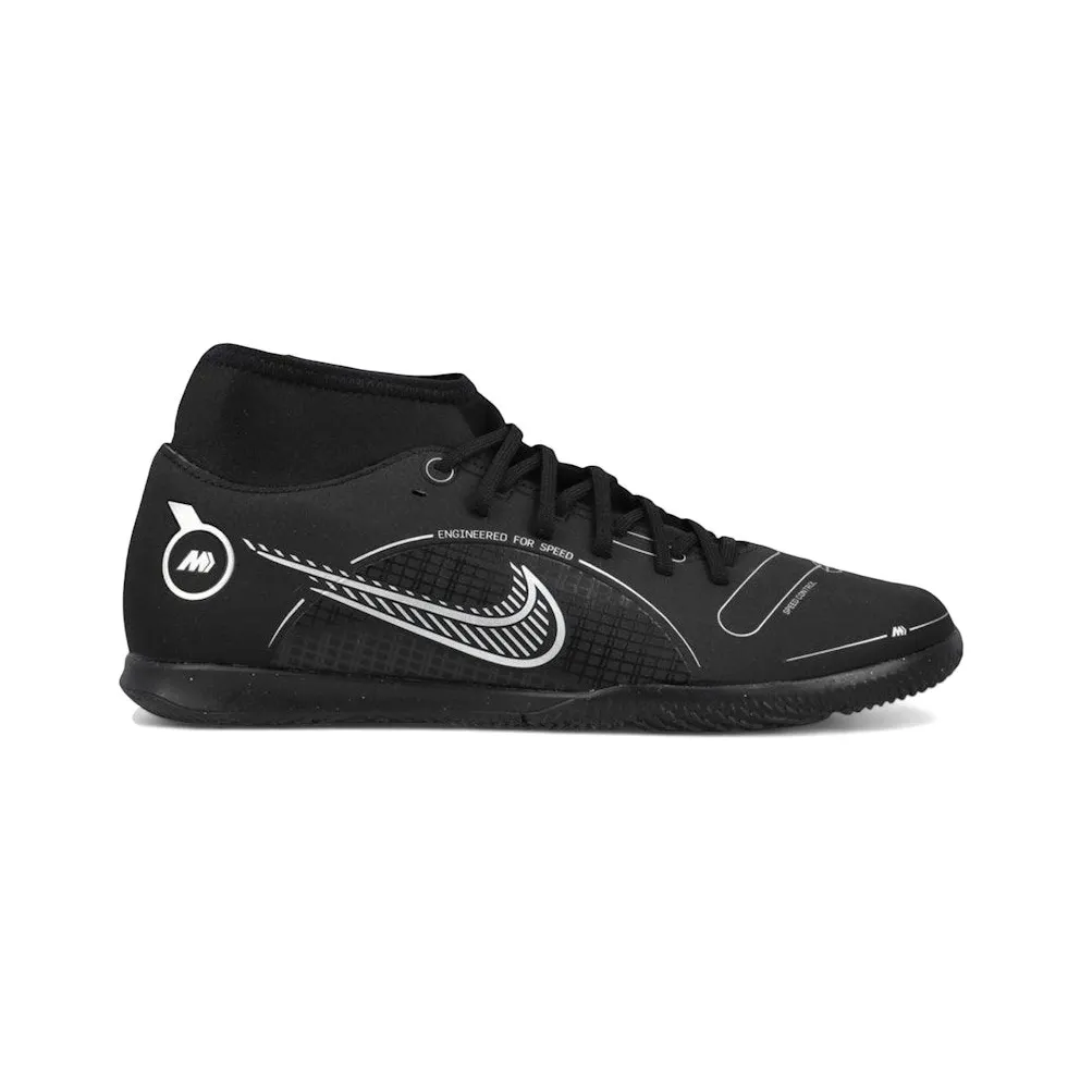 Nike Superfly 8 Club IC Black Metallic Silver (DJ2907-007)
