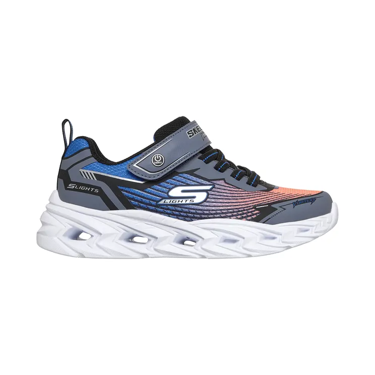 Skechers S-Lights: Vortex 3.0 Black/Blue/Orange (400590CBBOR)