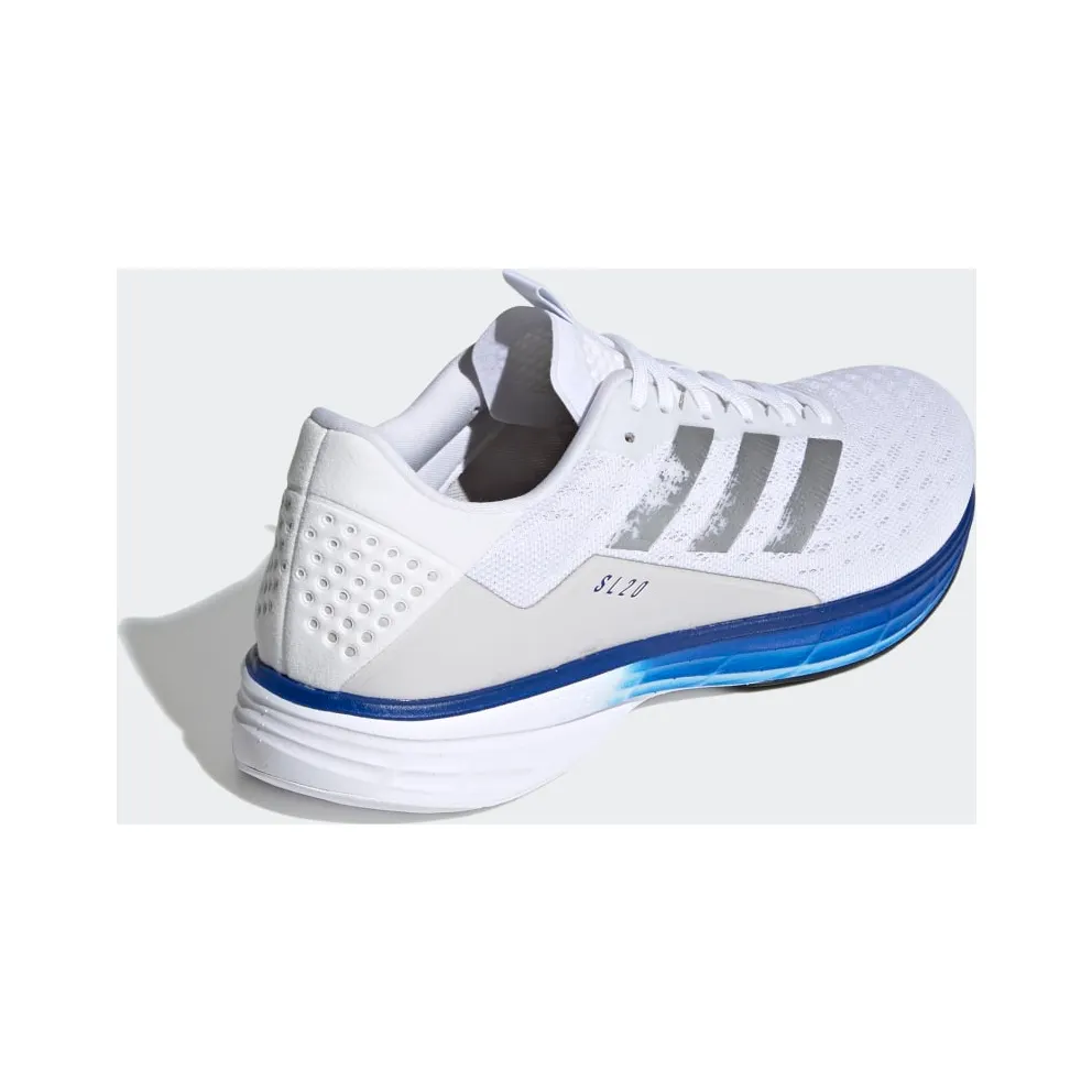 adidas SL20 Cloud White / Silver Metallic / Royal Blue (EG4700)