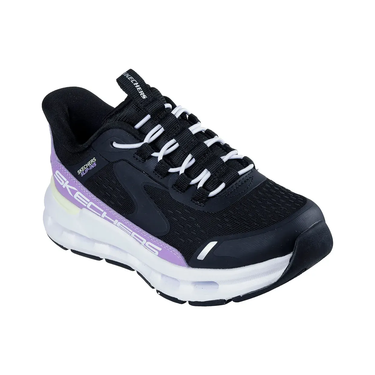 skechers-glide-step 303654L-BKPR