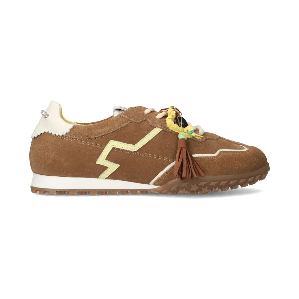 GIO+ sneaker Cognac (Cielo07-CombiBrown)