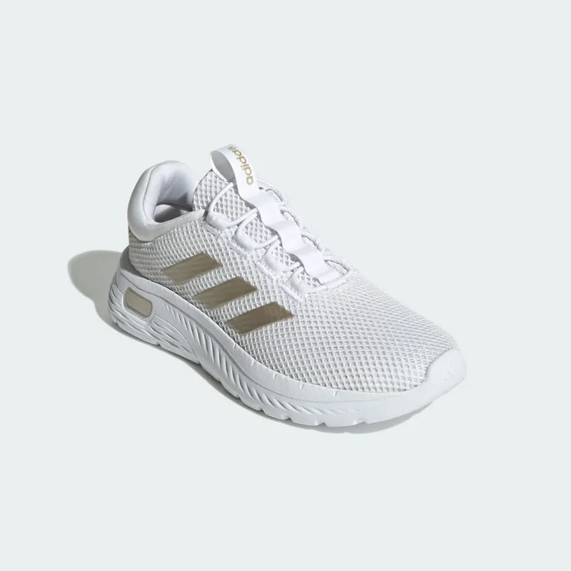 Adidas Cloudfoam Comfy Elastic Lace Cloud White / Champagne Met. / Core Black (IH3612)