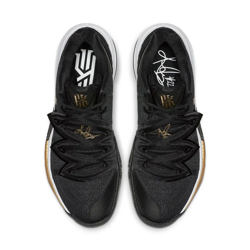 Nike Kyrie 5 Black Metallic Gold Black/Metallic Gold-White (AO2918-007)