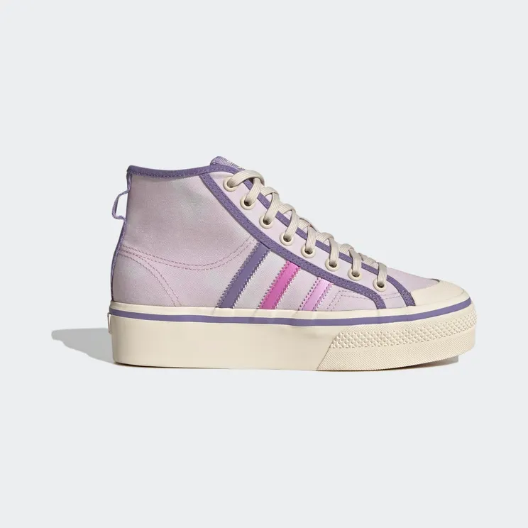 adidas Nizza Platform Mid Almost Pink / Pulse Lilac / Wonder White (GX4608)