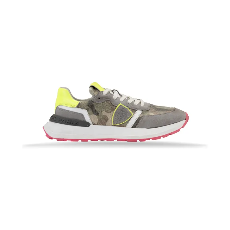 Philippe Model Paris “Camouflage/Grey/Yellow Fluo” (ATLD)