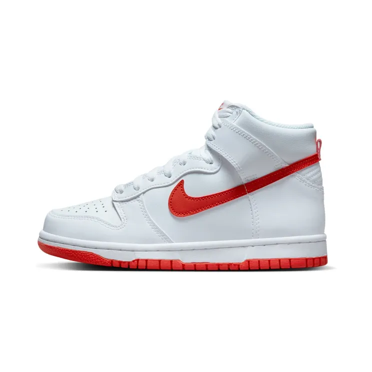 Nike Dunk High “White / Picante Red” (DB2179-111)