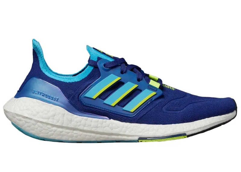 adidas Ultra Boost 22 Legacy Indigo Sky Solar Yellow (GX9333)
