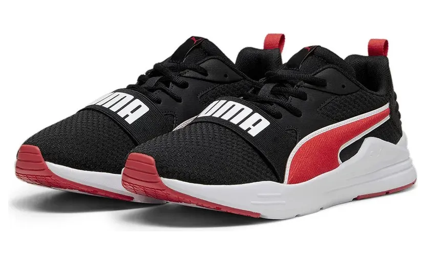 Puma Wired Run Black / For All Time Red / White (389275)