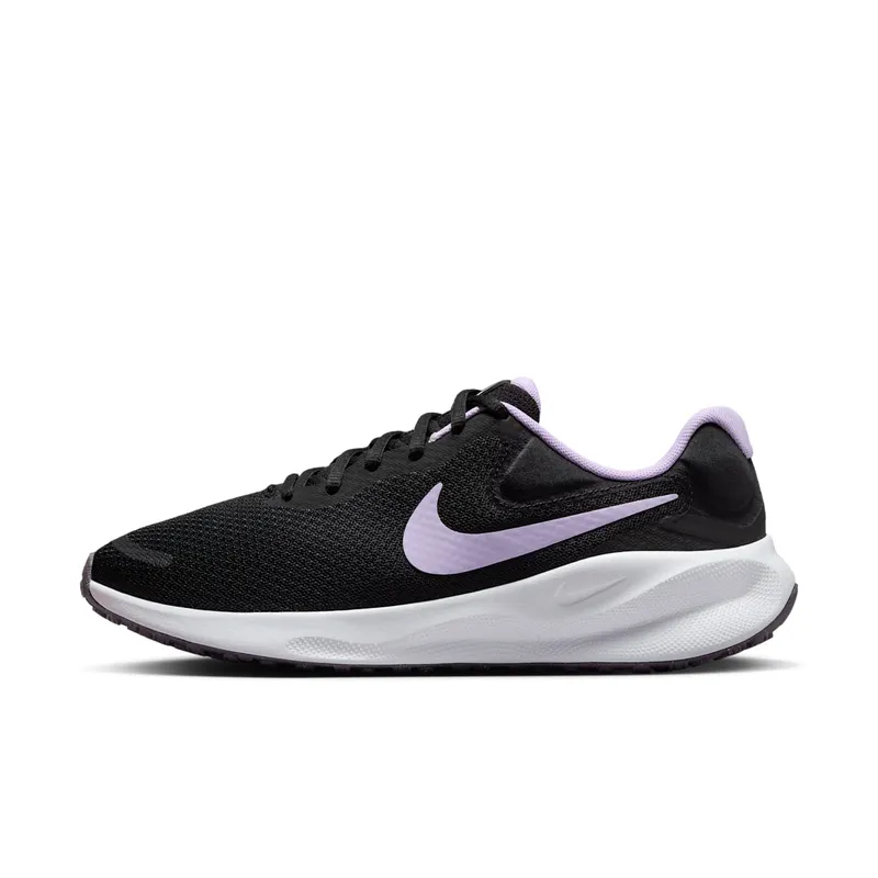 Nike Revolution 7 Black White Daybreak Lilac Bloom (FB2208-009)
