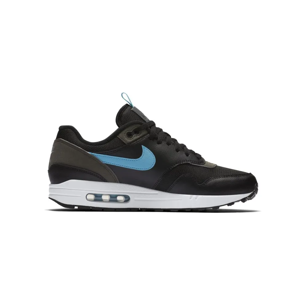 Nike Air Max 1 Tongue Tab Black Blue Fury Black/Blue Fury (CD1530-001)