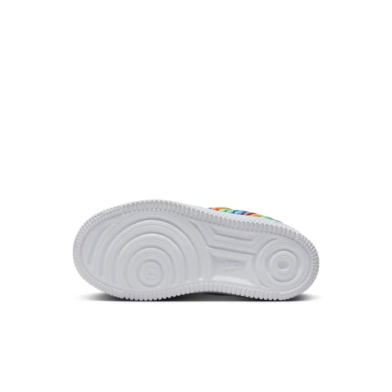 Nike Force 1 Low LV8 EasyOn PS “White Terra Blush Vapor Green Multi-Color” (FN4890-100)