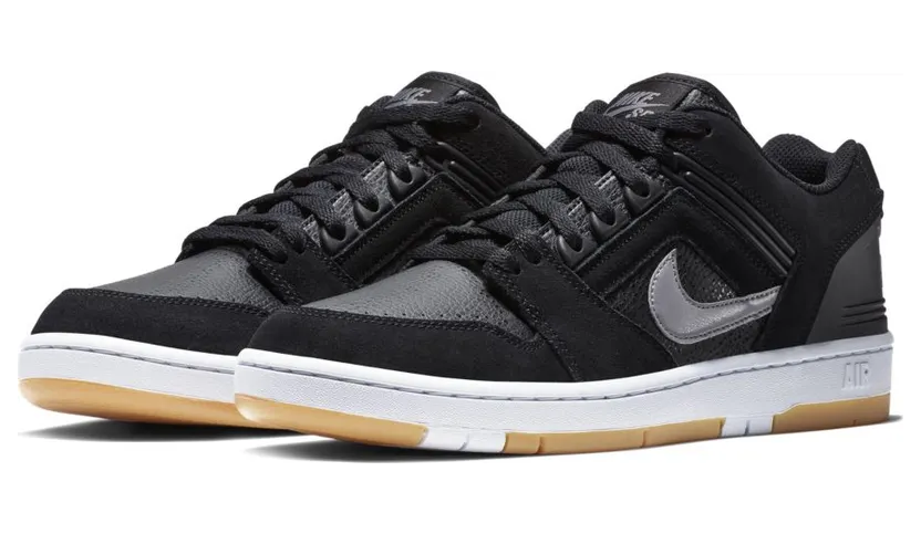 Nike SB Air Force 2 Low Black Grey Gum