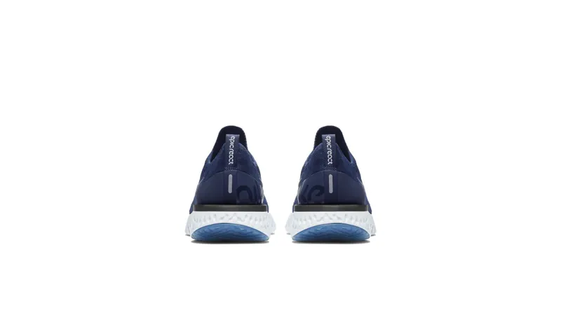 Nike Epic React Flyknit College Navy Diffused Blue College Navy/Football Grey-Black-Diffused Blue (AQ0067-402)