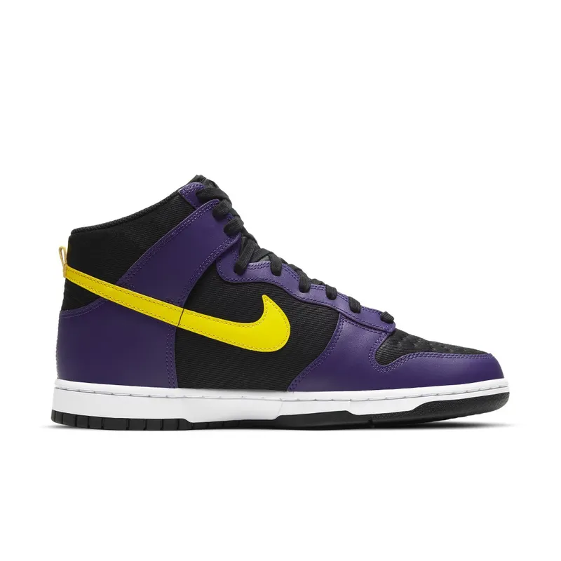 Nike Dunk High “Black/Poti Yellow/Cort Purple/White” (DH0642-001)