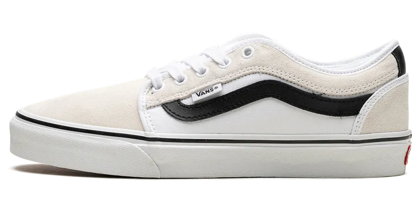Vans Chukka Low Sidestripe “White/Black” (VN0A5KQZWBK)
