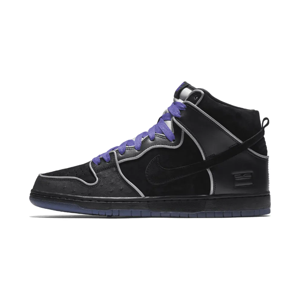 Nike Dunk SB High Black Purple Box Black/Black-White-Purple Haze (833456-002)
