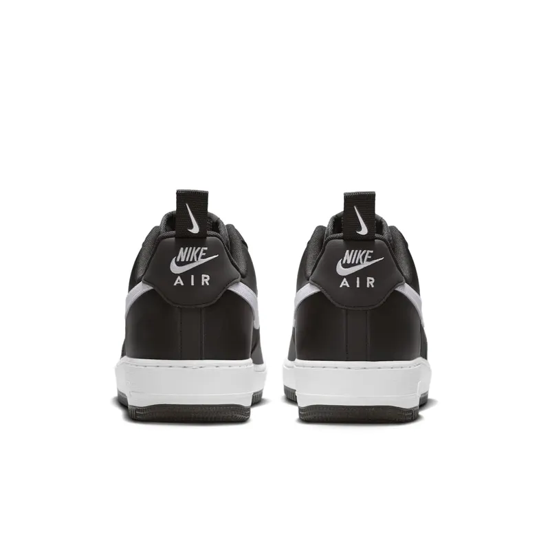 Nike Air Force 1 Low ’07 LV8 “Carbon Fiber Swoosh – Black / White” (IR5599-001)