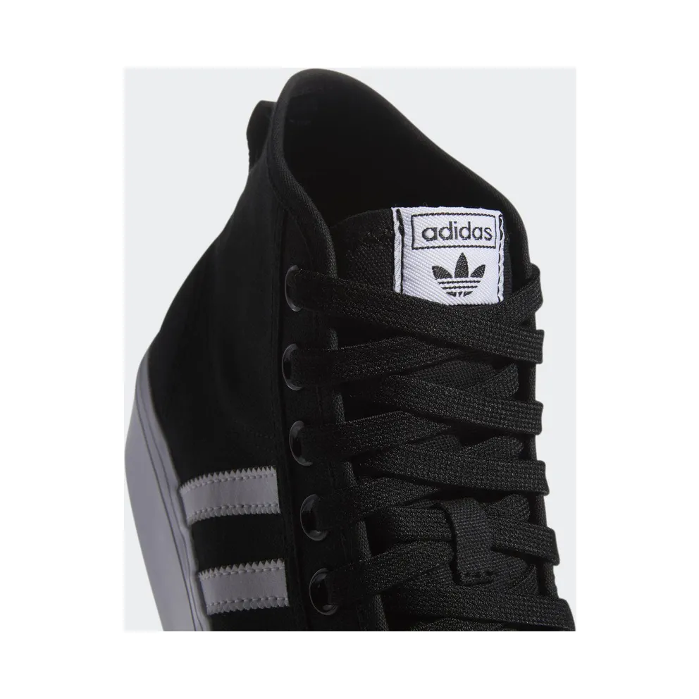 Adidas Nizza Platform Mid Core Black / Cloud White / Cloud White (FY2783)