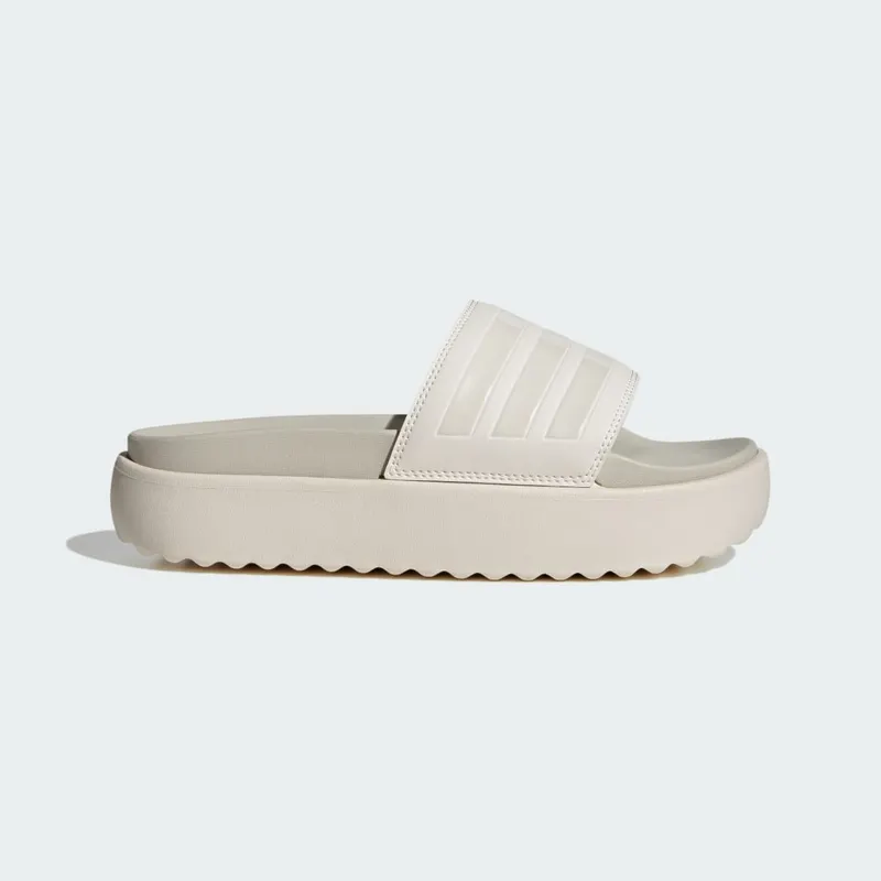 Adidas adilette Platform Chalk White / Chalk White / Orbit Grey (IH8974)
