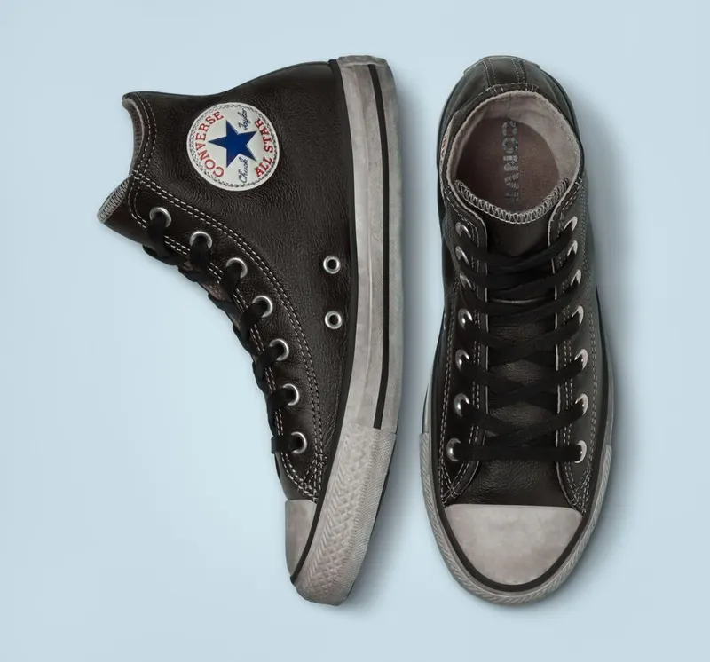 Converse Chuck Taylor All Star Vintage Leather Black/white/black (158575C)