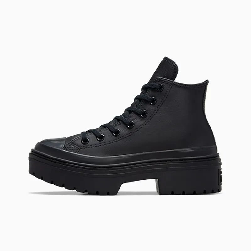 Converse Chuck Taylor All Star Lugged Heel Leather Platform Black/Black/Black (A10369C)