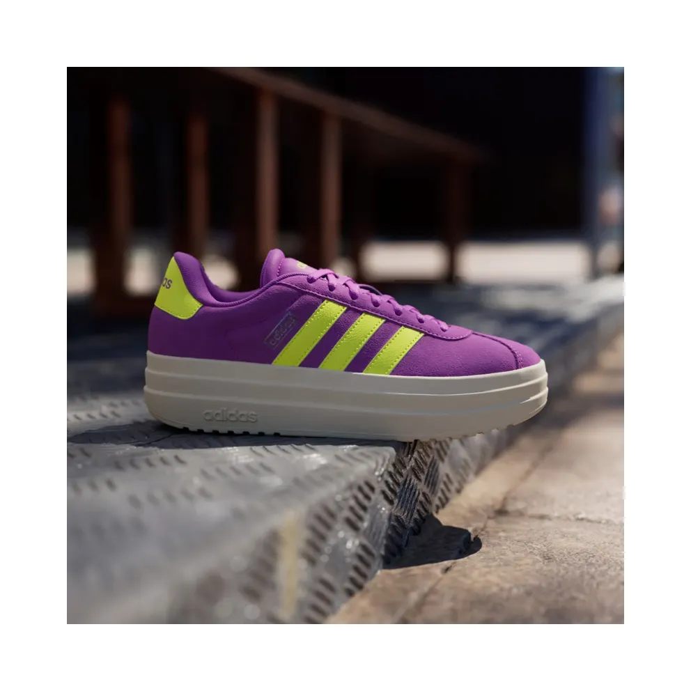 Adidas VL Court Bold Flash Pink / Lucid Lemon / Silver Metallic (JI1785)